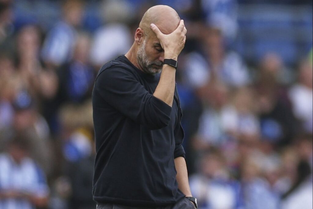 Guardiola disperato