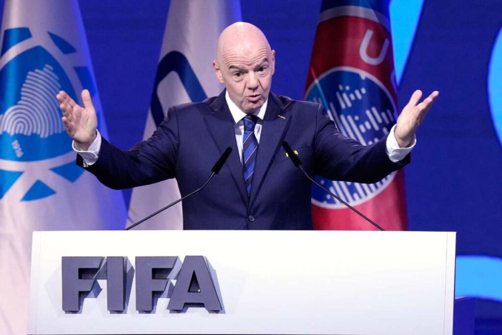 Infantino conferenza stampa