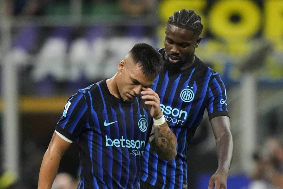 Lautaro Martinez e Marcus Thuram