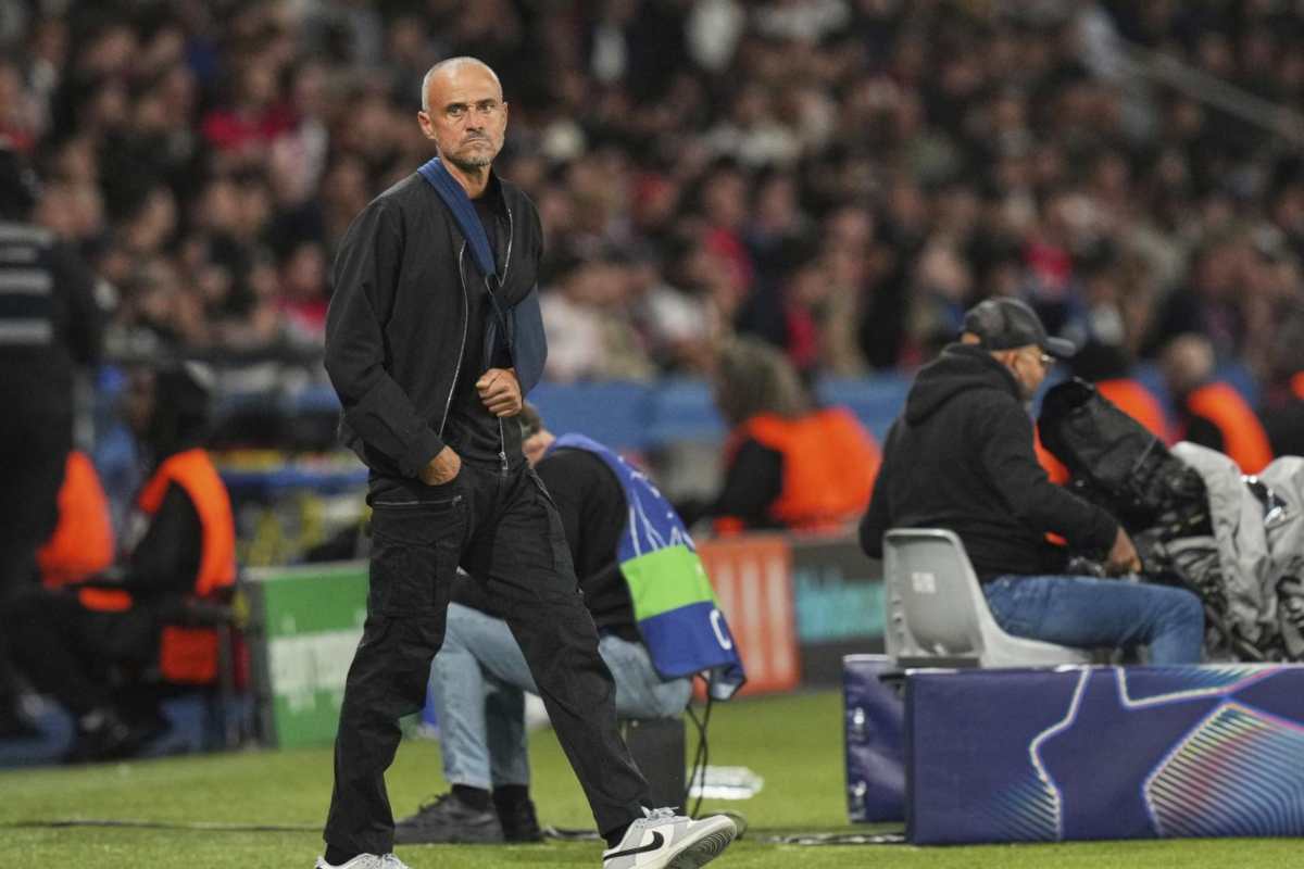 Il “rito” di Luis Enrique con l’Atalanta: diversi tifosi se ne sono accorti