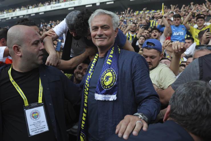 Mourinho tra i tifosi