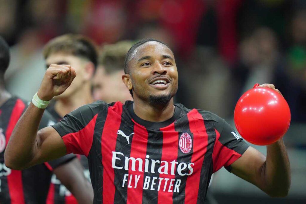 Nkunku esulta dopo la prima di Coppa Italia