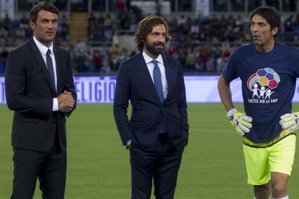 Maldini, Pirlo e Buffon