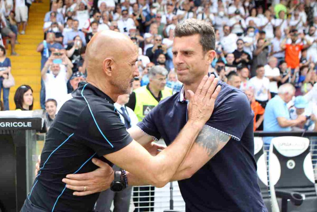 Spalletti e Thiago Motta