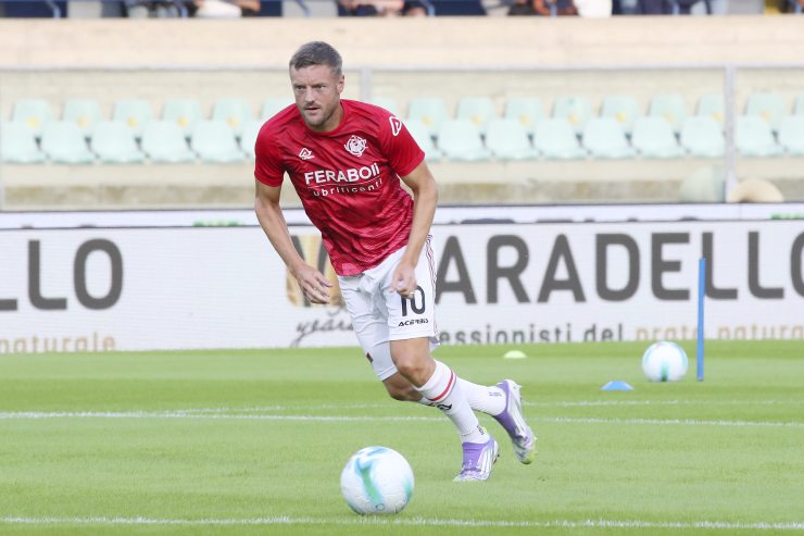 Vardy in allenamento con la Cremonese