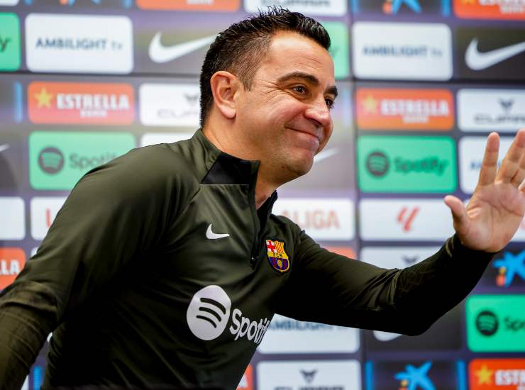 Xavi sorridente