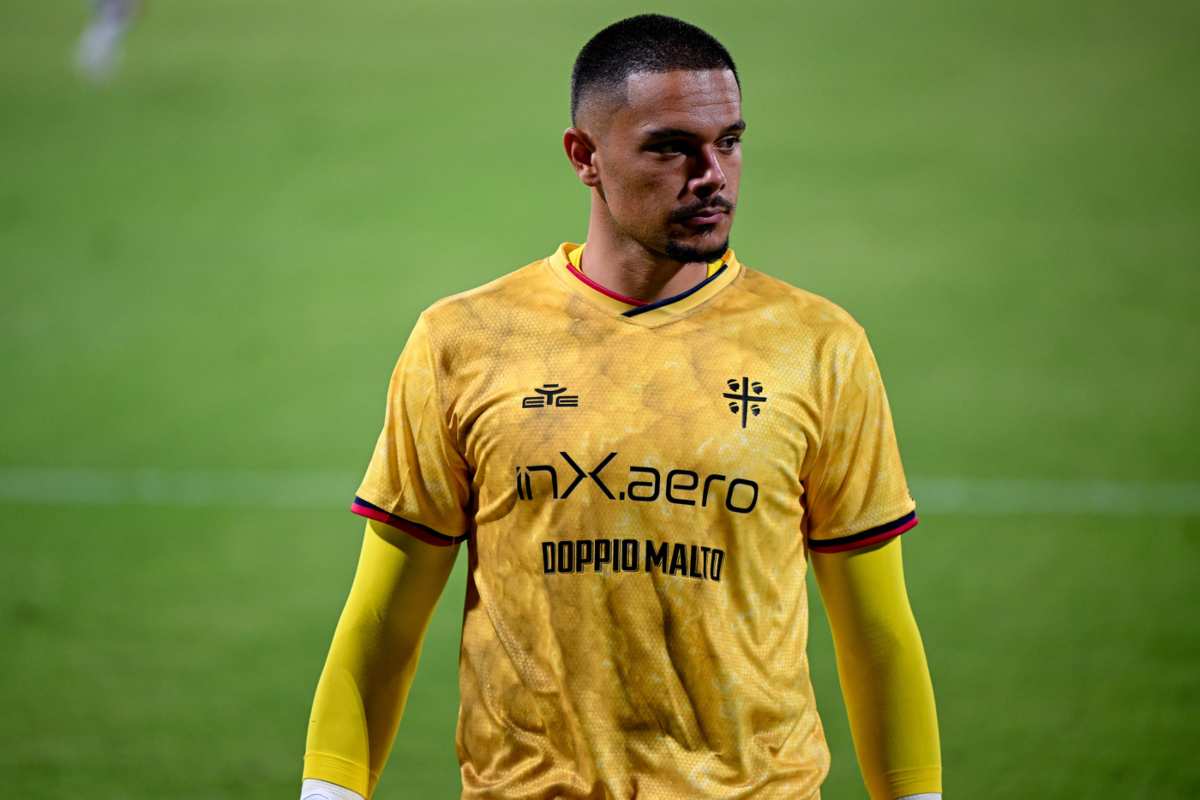 Caprile in campo con il Cagliari