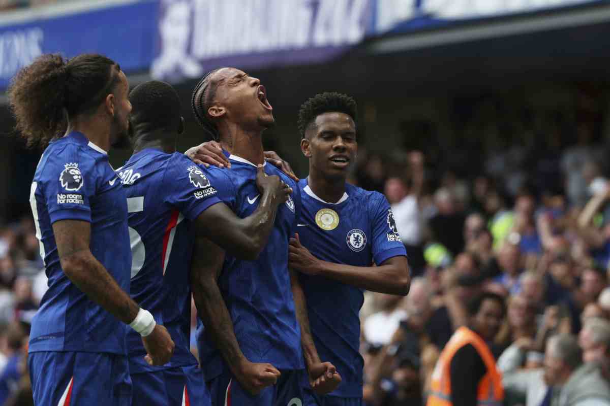Il Chelsea esulta