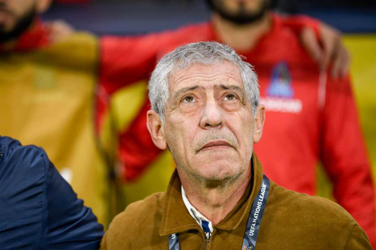 Fernando Santos in primo piano
