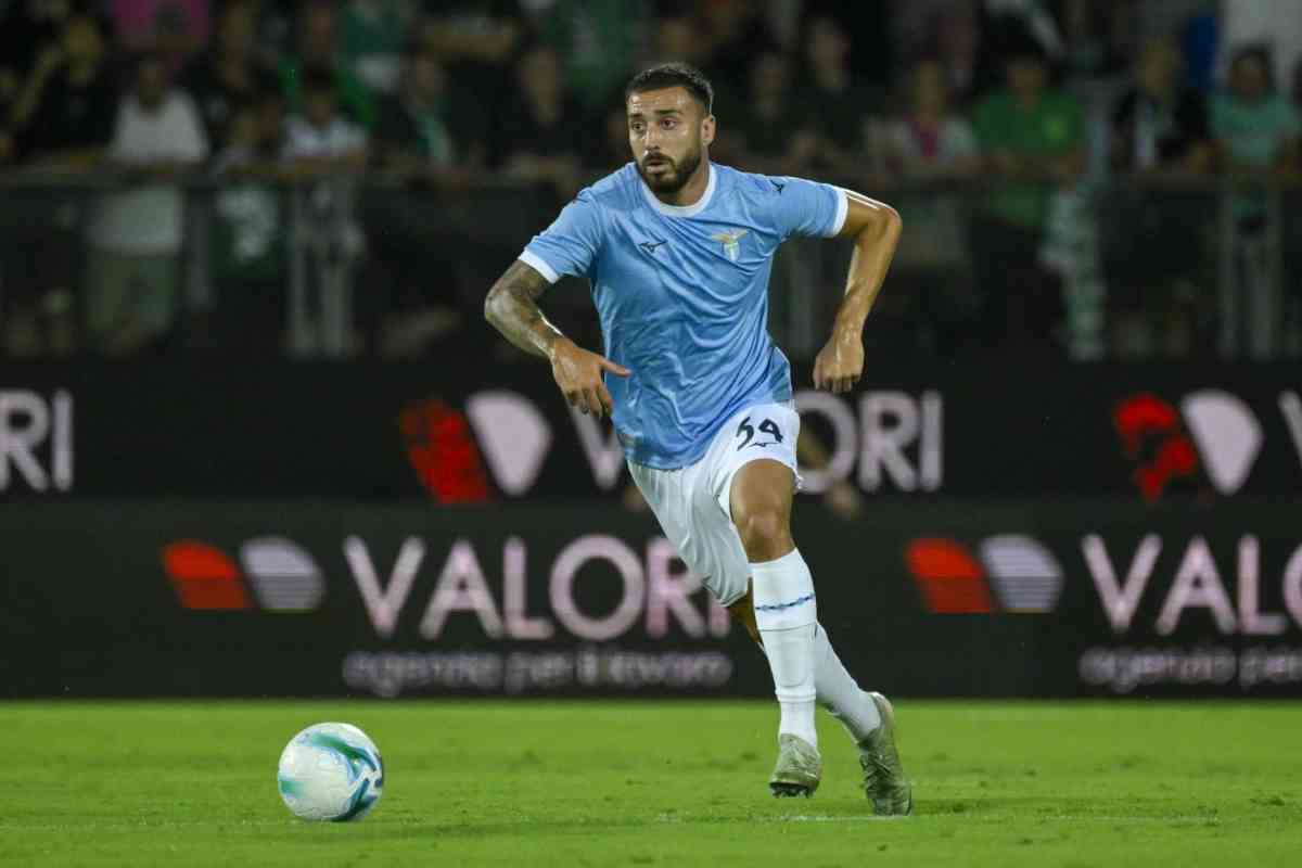 Gila in campo con la Lazio
