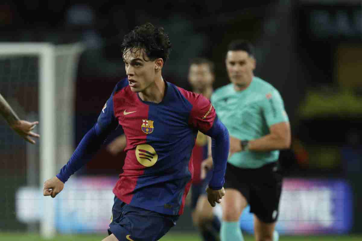 Hector Fort con il Barcellona