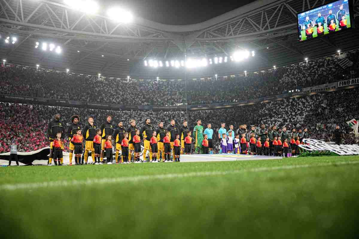 che gaffe in juventus borussia dortmund l8217errore alla romana ha fatto il giro del web