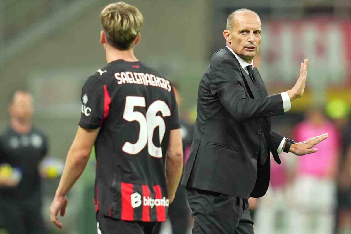 Saelemaekers con Allegri al Milan
