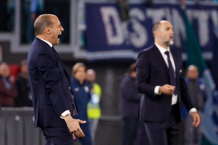 Allegri e Tudor in panchina