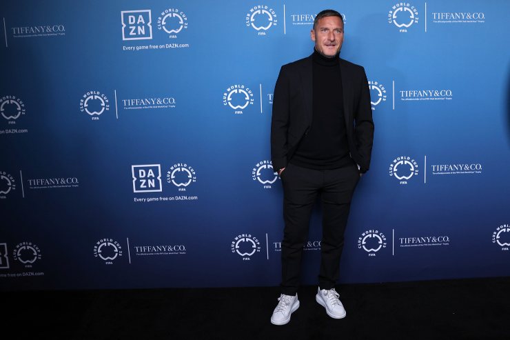 Francesco Totti al FIFA Club World Cup 2025 Trophy Tour