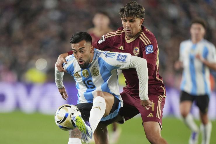 Nico Gonzalez con l'Argentina