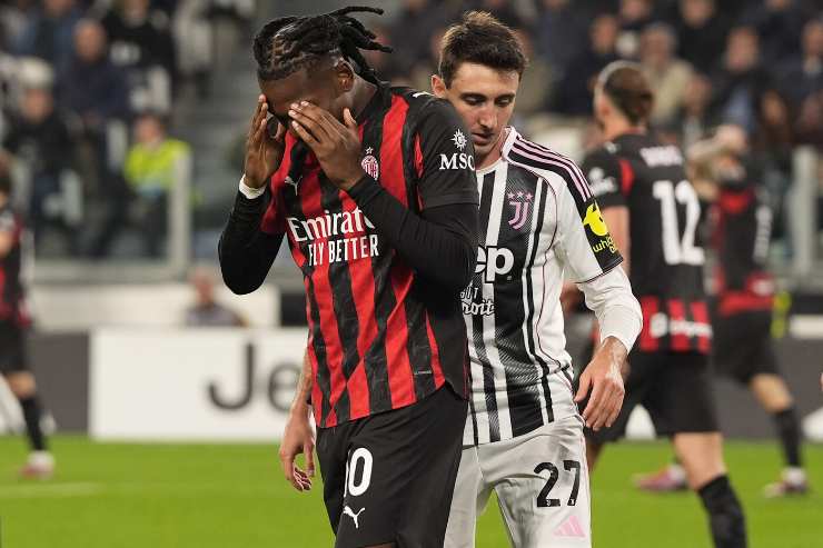 Leao con le mani sul volto