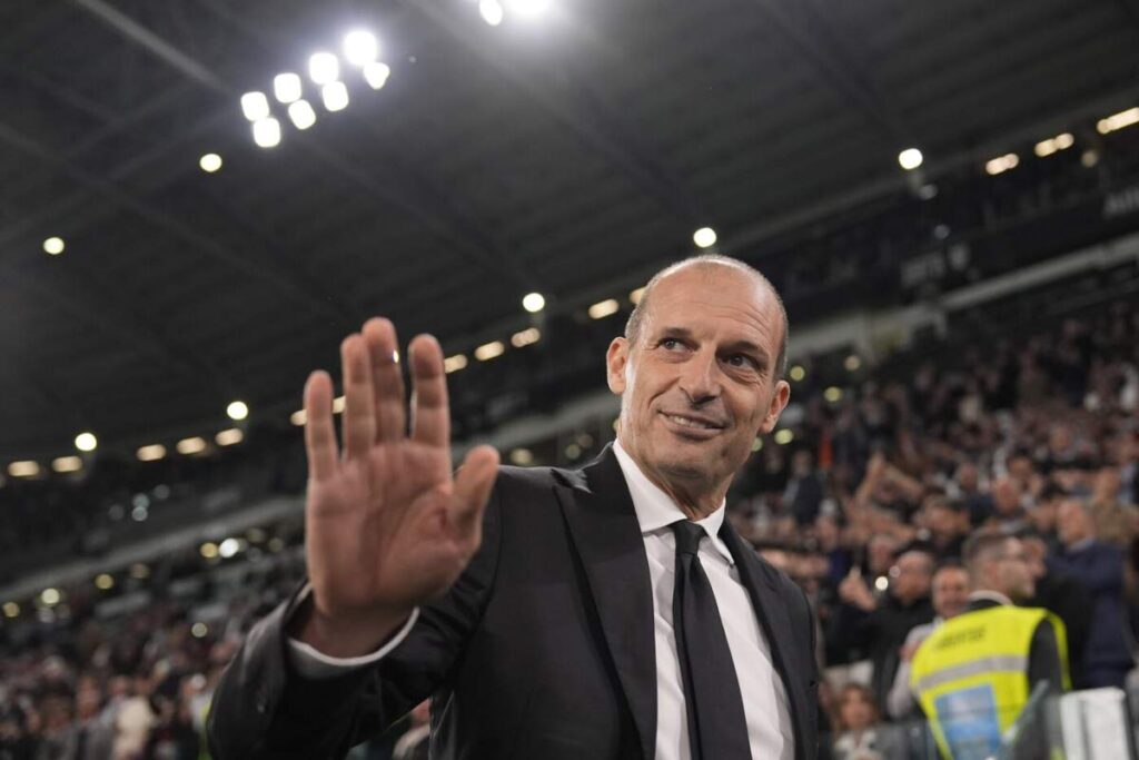 Allegri sulla panchina del Milan