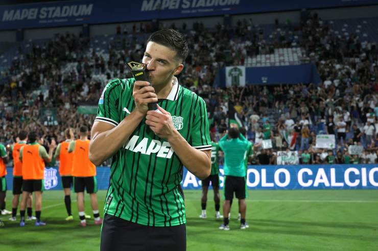 Muharemovic con la maglia del Sassuolo