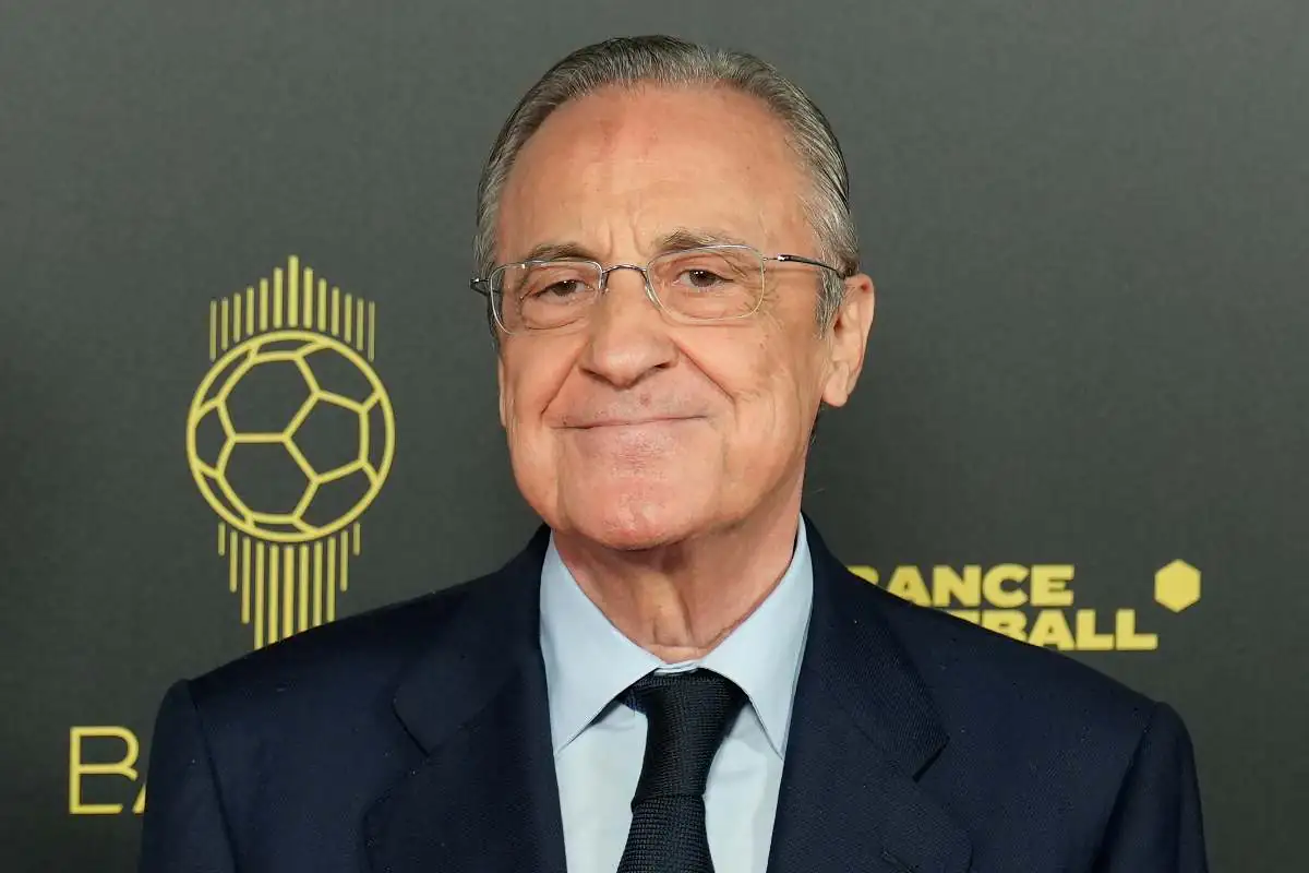 Il presidente del Real Madrid, Florentino Perez
