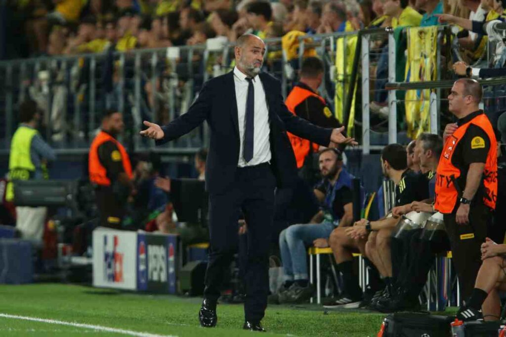 Tudor sconsolato a bordo campo