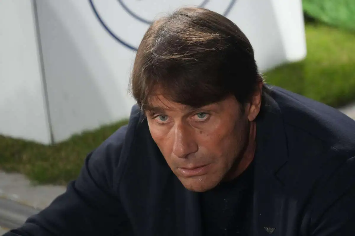 Antonio Conte prima della partita