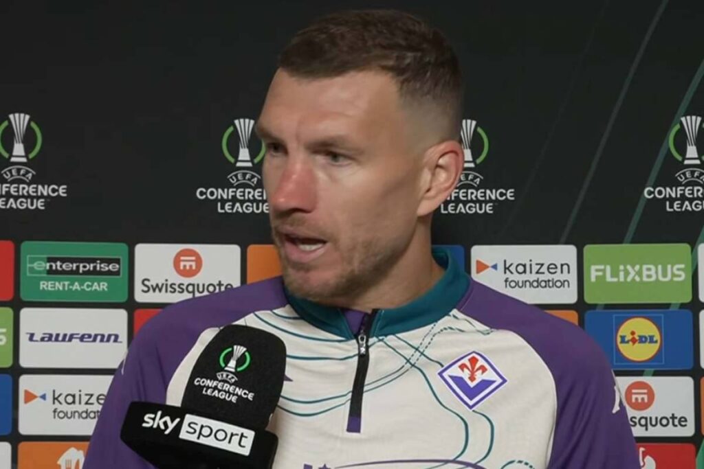 Sfogo di Dzeko dopo la partita contro l'AEK Atene