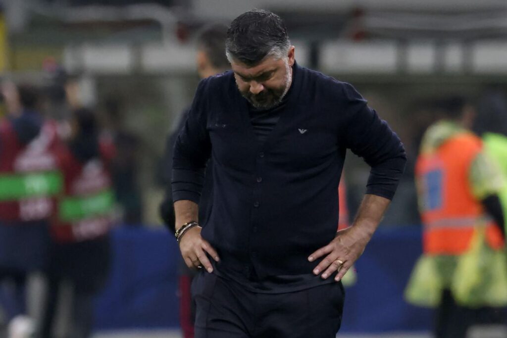 Gattuso dispiaciuto dopo la sconfitta con la Norvegia