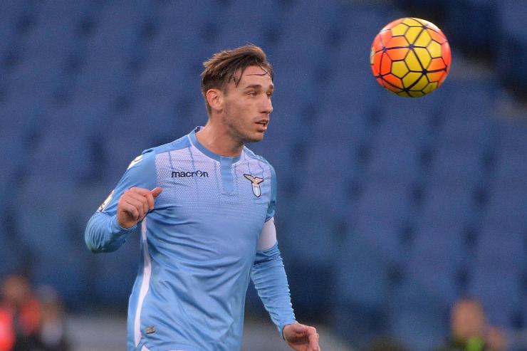 Lucas Biglia, ex calciatore della Lazio in campo 