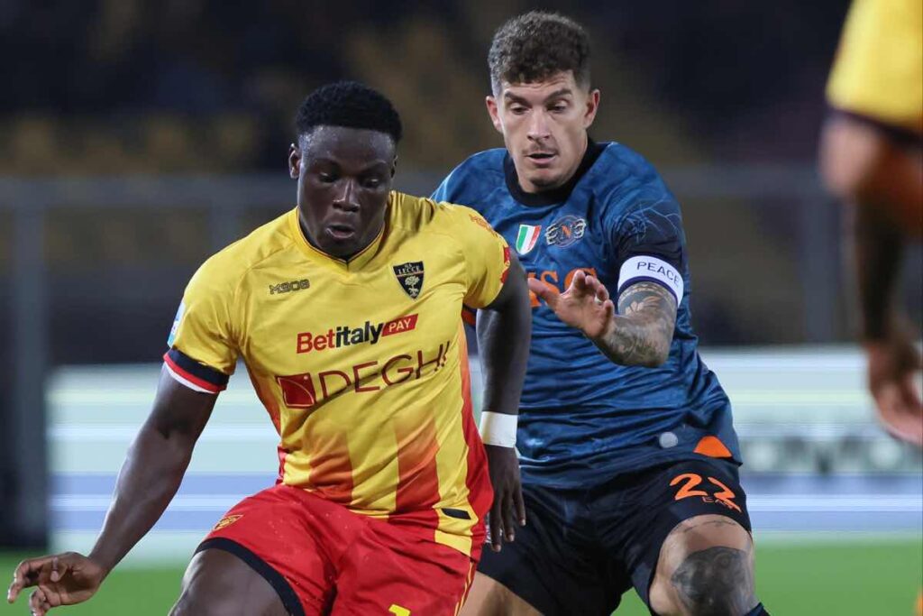 Napoli, Di Lorenzo contro il Lecce